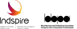 Indspire logo and Black Business and Professional Association